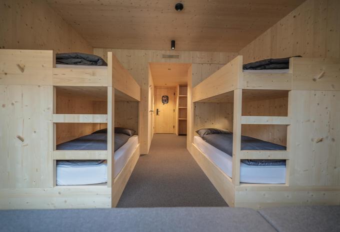 Zimmerbeispiel, Mehrbettzimmer Standard «Team Cabin»