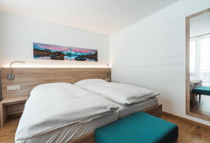 Zimmerbeispiel: Doppelzimmer Nordseite