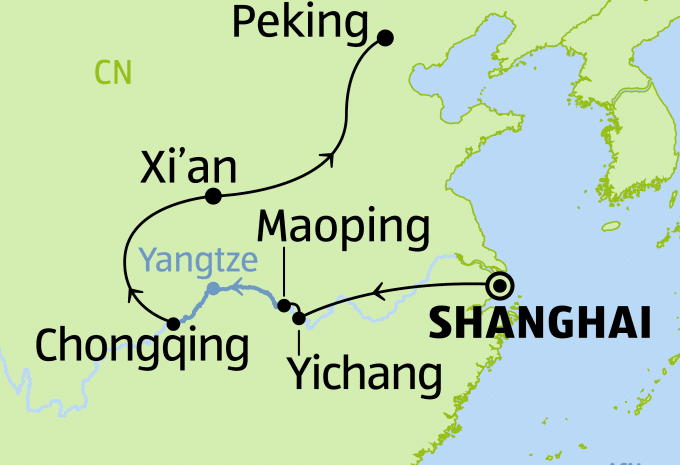 Chine avec le Yangtsé - Circuit et croisière fluviale