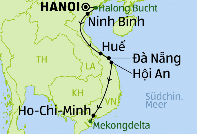 Vietnam da nord a sud - tour in treno e autobus
