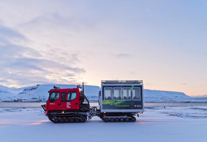 Snowcat Nordlichtsuche