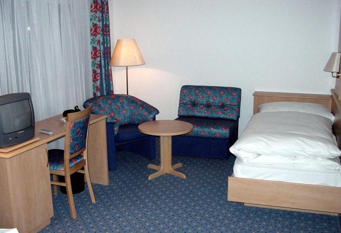 exemple d'une chambre de 3 lits balcon